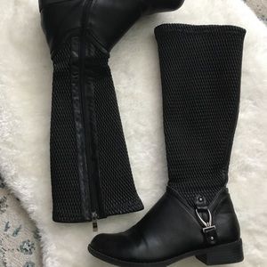 Black Leather Boots